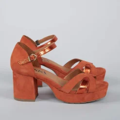 ESSKA Caro Suede Sandals in Rust