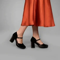 ESSKA Viv High Heeled Shoes in Grey/Brown Diablo
