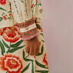 FARM RIO Ainika Delicate Off-White Blouse