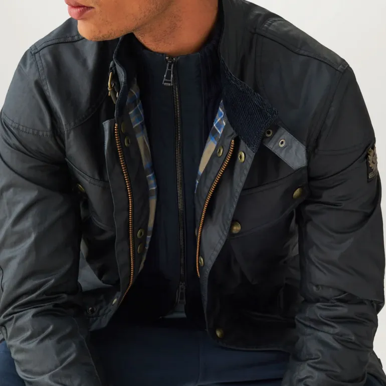 Fieldmaster Jacket in Dark Navy | Collen & Clare