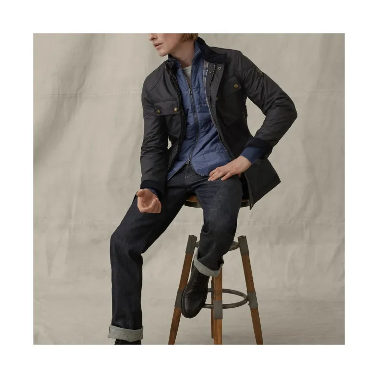 Fieldmaster Jacket in Dark Navy | Collen & Clare