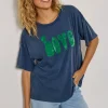 FIVE Tee Shirt in Indigo Mint