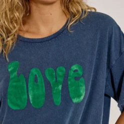 FIVE Tee Shirt in Indigo Mint