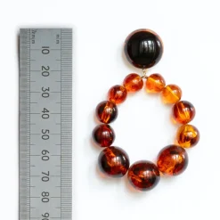 FRANCINE BRAMLI Bastille Earrings in Amber Mix