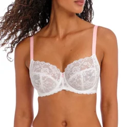 FREYA Offbeat UW Side Support Bra in White