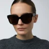 GLAS Chloe Sunglasses in Dark Brown