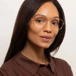 GLAS Edda Reading Glasses in Gold