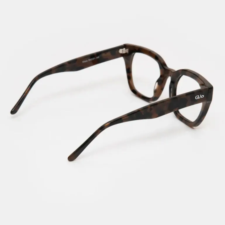 GLAS Kiara Reading Glasses in Turtle Brown