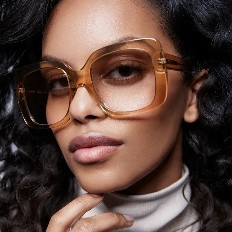 GLAS Mio Tinted Reading Glasses in Caramel