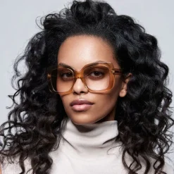 GLAS Mio Tinted Reading Glasses in Caramel
