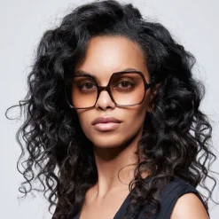 GLAS Natalie Tinted Reading Glasses in Dark Brown