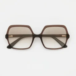 GLAS Natalie Tinted Reading Glasses in Dark Brown