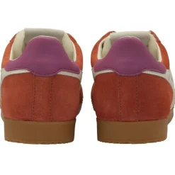 GOLA Elan Trainers in Hot Coral/Off White/Fuchsia