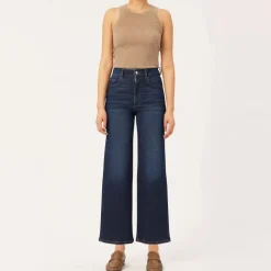 Hepburn Wide Leg Jeans in Mediterranean | Collen & Clare