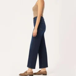 Hepburn Wide Leg Jeans in Mediterranean | Collen & Clare