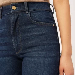 Hepburn Wide Leg Jeans in Mediterranean | Collen & Clare