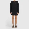 IRIS & WOOL Margot Crochet Sweater in Black