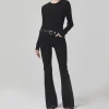 Isola Flare Jeans in Plush Black | Collen & Clare