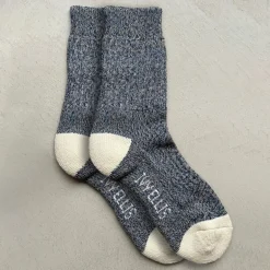 IVY ELLIS Ladies Voyager Yosemite Socks in Navy Marl