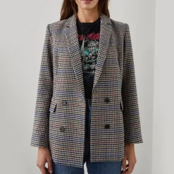 Jac Blazer in Cardinal Pine Multi | Collen & Clare