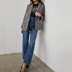 Jac Blazer in Cardinal Pine Multi | Collen & Clare