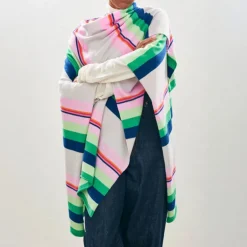 Jumper 1234 Cabana Stripe Wrap Cardigan in Multi