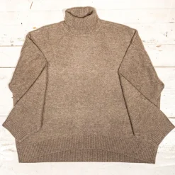 JUMPER1234 Oversized Cashmere Roll Collar Knit in Vapor