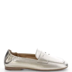 KENNEL & SCHMENGER Blair Nappa Loafers in Gold