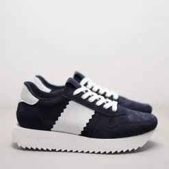 KENNEL & SCHMENGER Flash Sneakers in Ocean/Bianco
