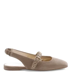 KENNEL & SCHMENGER Leila Slingback Ballet Flats in Nuts/Gold