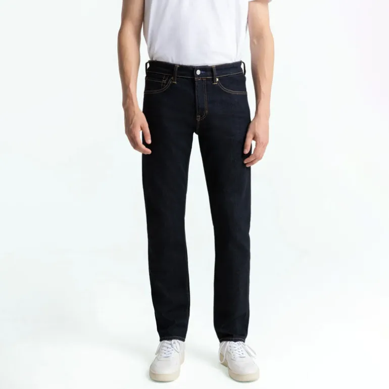 Kings Of Indigo Ryan Low Rise Regular Leg Jeans in Rinse