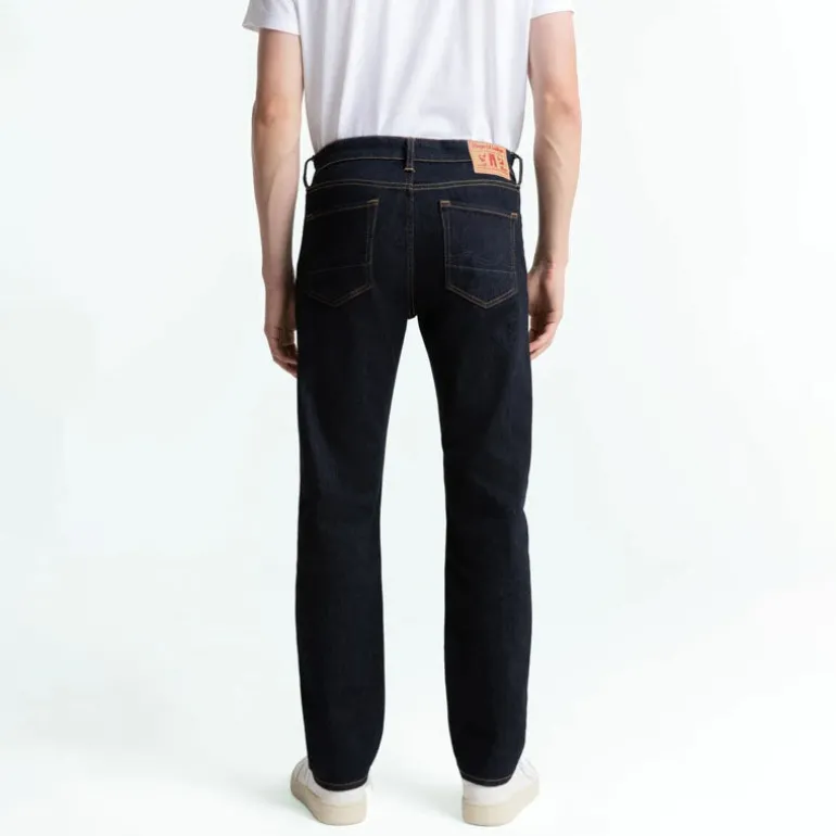 Kings Of Indigo Ryan Low Rise Regular Leg Jeans in Rinse