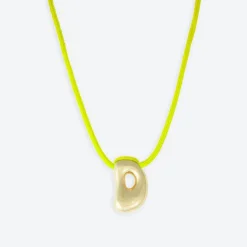 LA MOME BIJOU D Initial Joy Letter Necklace in Gold