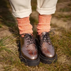 Ladies JoJo Yosemite Socks in Rust | Collen & Clare