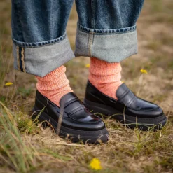 Ladies JoJo Yosemite Socks in Rust | Collen & Clare