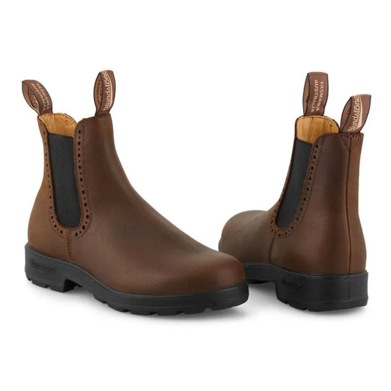 2151 Leather Boots in Antique Brown | Collen & Clare