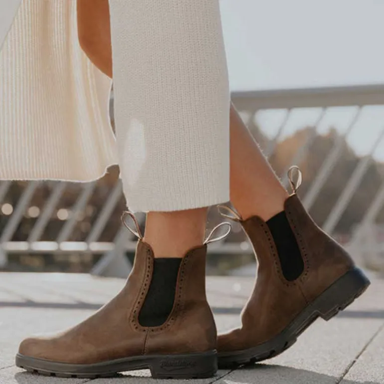 2151 Leather Boots in Antique Brown | Collen & Clare