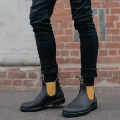 1919 Leather Boots in Brown/Mustard | Collen and Clare