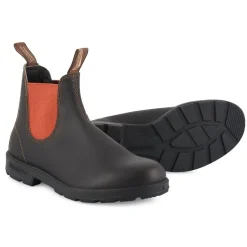 1918 Leather Boots in Brown/Terracotta | Collen & Clare