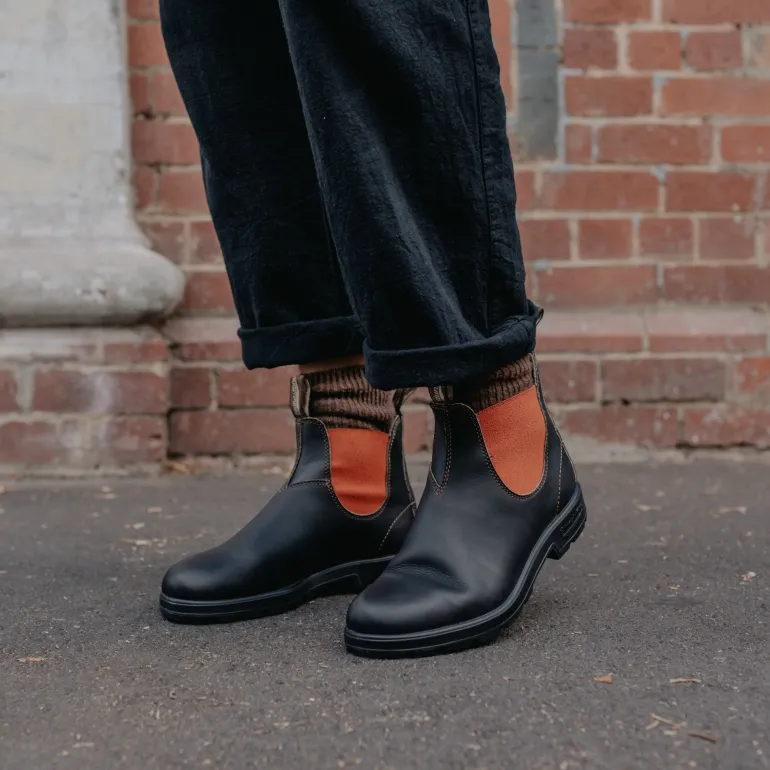 1918 Leather Boots in Brown/Terracotta | Collen & Clare