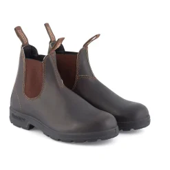 500 Leather Boots in Stout Brown | Collen & Clare