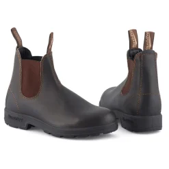 500 Leather Boots in Stout Brown | Collen & Clare