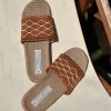 LES MAURICETTES Ariane Sandals in Tan