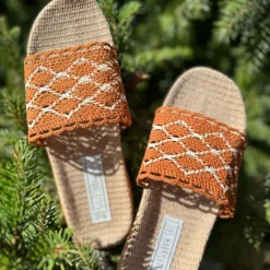 LES MAURICETTES Ariane Sandals in Tan