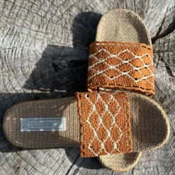 LES MAURICETTES Ariane Sandals in Tan