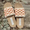 LES MAURICETTES Hermaline Sandals in Orange