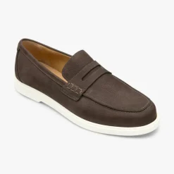 LOAKE Como Loafers in Dark Brown