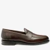 LOAKE Imperial Saddle Loafer in Dark Brown