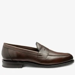 LOAKE Imperial Saddle Loafer in Dark Brown