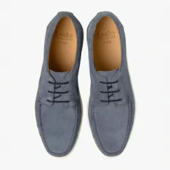LOAKE Sardinia Shoe in Light Blue Suede
